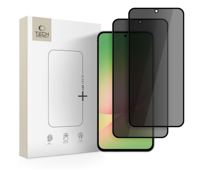 Szkło i folia ochronna TECH-PROTECT Glass Spy+ 2-Pack do Samsung Galaxy A36 / Galaxy A56 Privacy